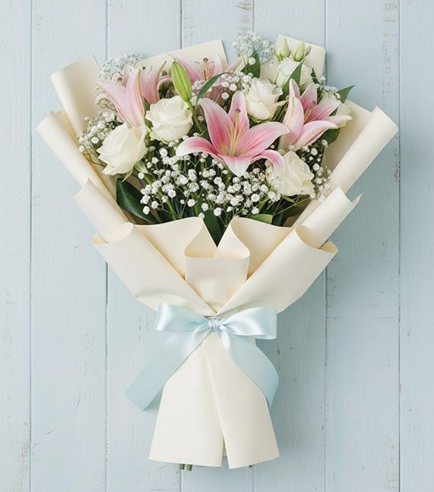 Букет цветов из: Лилии в Павлоградке