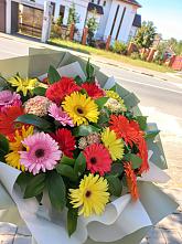 Букет цветов из:  Герберы #REPLACE_PRED# Павлоградке