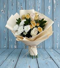 Букет цветов из:  Розы и Хризантемы в Павлоградке