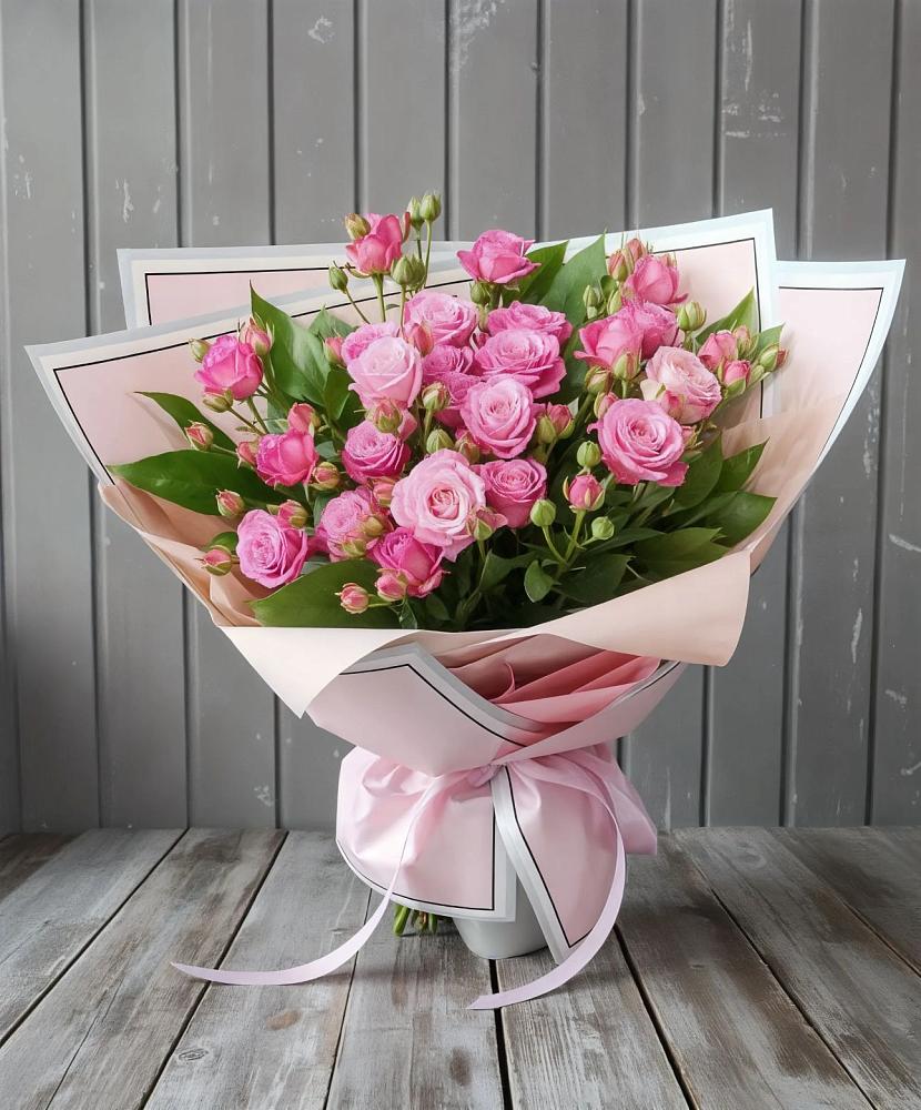 Букет Розовый кустик в Павлоградке