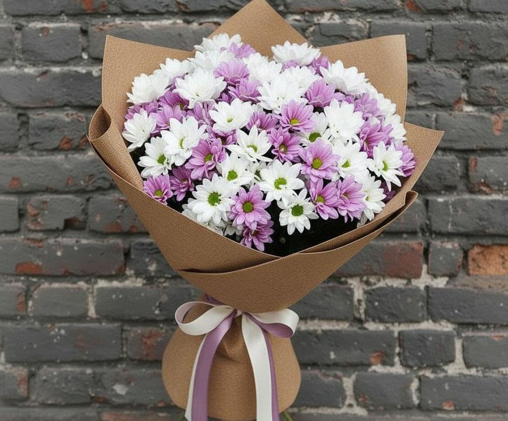 Букет цветов из: Хризантемы в Павлоградке