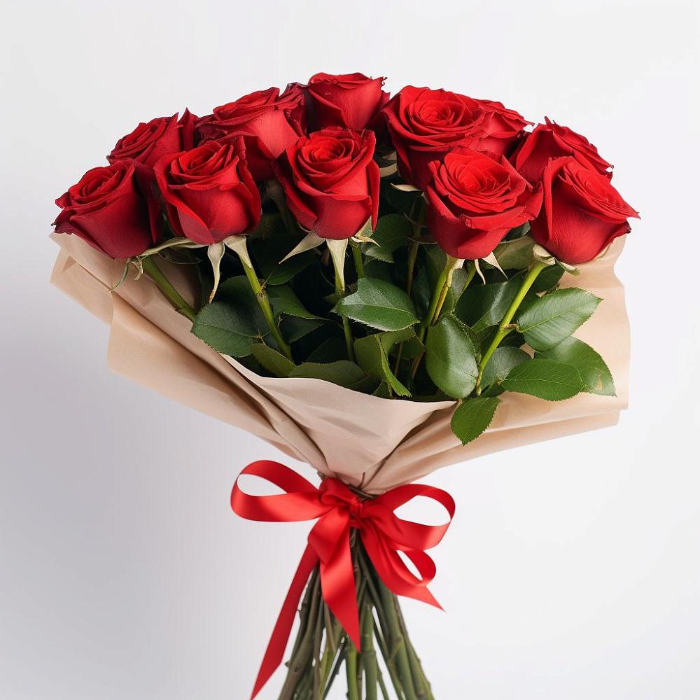 Букет 11 Красных роз Эдлесс Лав в Павлоградке