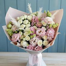 Букет цветов из:  Альстромерии и Розы в Павлоградке