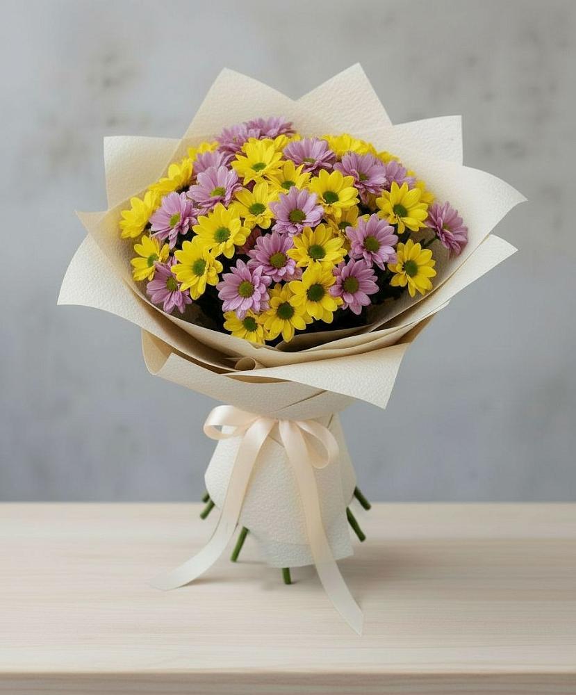 Букет цветов из: Хризантемы в Павлоградке
